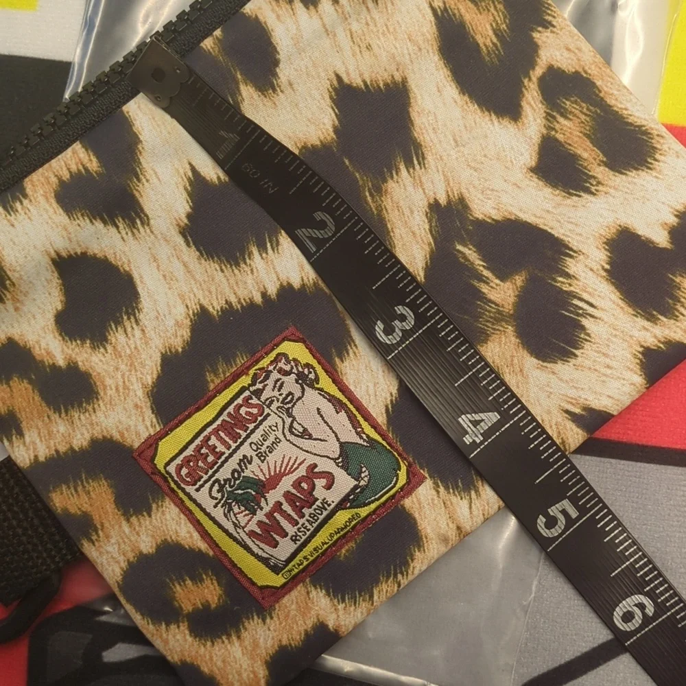 WTAPS - Leopard Print Pouch Wallet